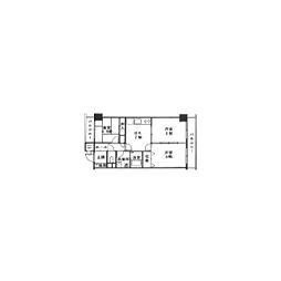 第3落合ビル藤沢ダイカンプラザ 3DKの間取図画像