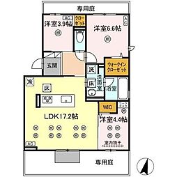 D-ROOM HILLS 泉台 3LDKの間取図画像