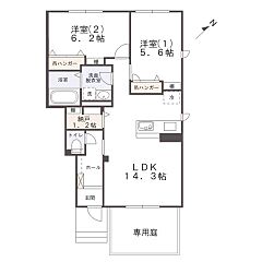 物件の間取り
