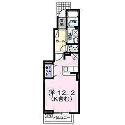 メゾン・ド・TAKE ワンルームの間取図画像