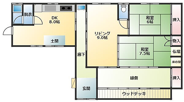 間取り：345000040459