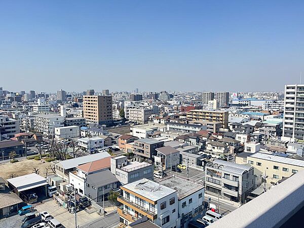 ◆眺望　川口の町並みが眼下に広がります