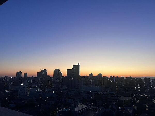 夕焼けも素敵です♪