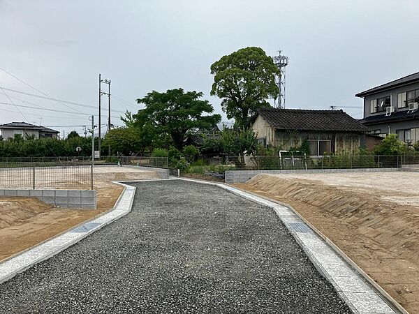 前面道路部分
