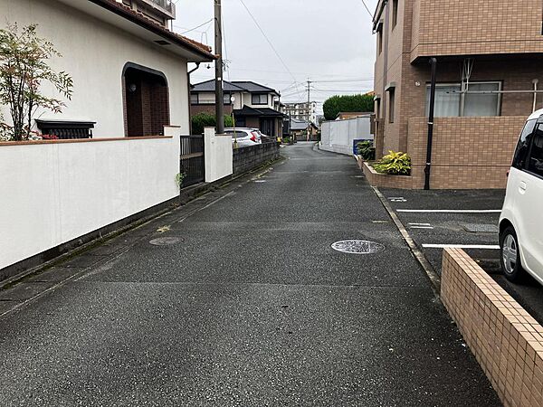 前面道路（南側より撮影