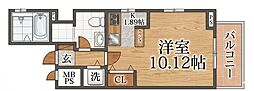 ストークレジデンス枚方新町 ワンルームの間取図画像
