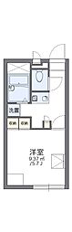 レオパレスアムール 1Kの間取図画像