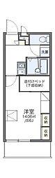 レオパレスサンシャイン・ザコア 1Kの間取図画像