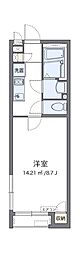 ラルーチェ 1Kの間取図画像