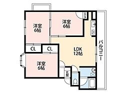 メゾン・ド・サクラ 3LDKの間取図画像