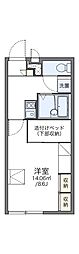 レオパレスコンフォート 1Kの間取図画像