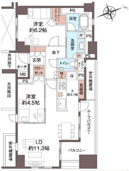 間取りを拡大表示