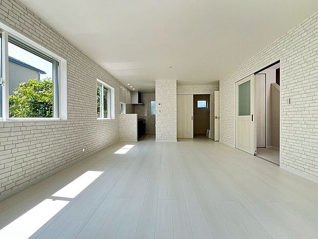 1階リビングを採用した間取り。