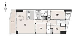 ネアポリス湘南 3LDKの間取図画像