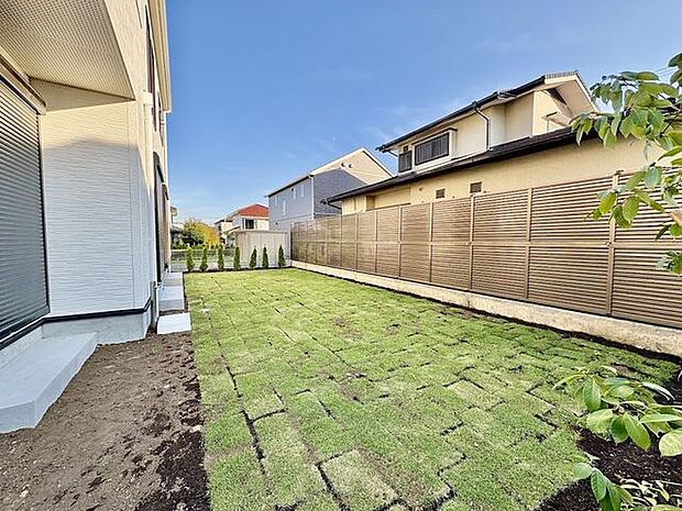 広々としたお庭