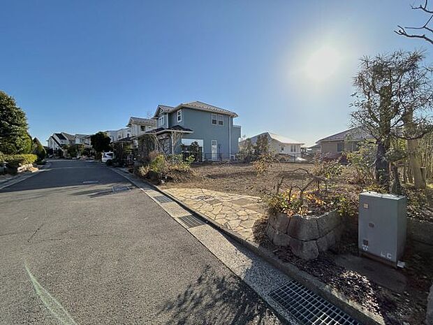 前面道路はゆったり