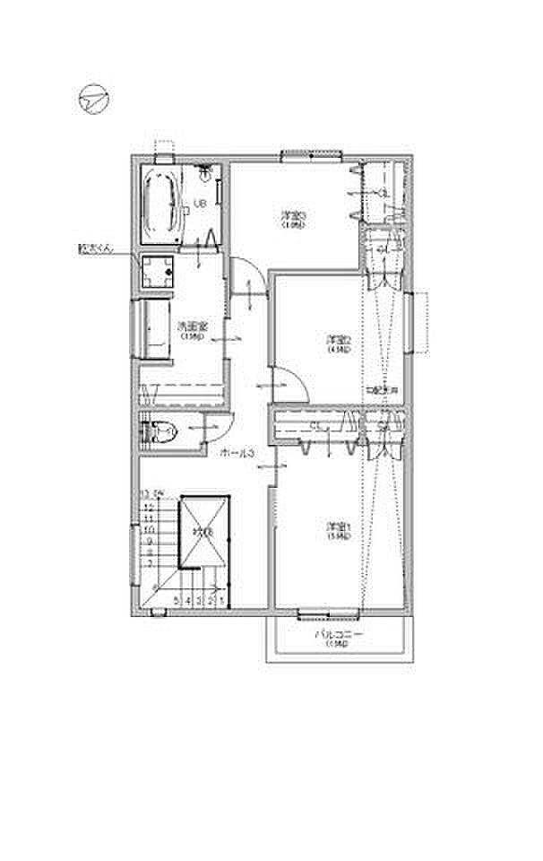 2階 間取り図