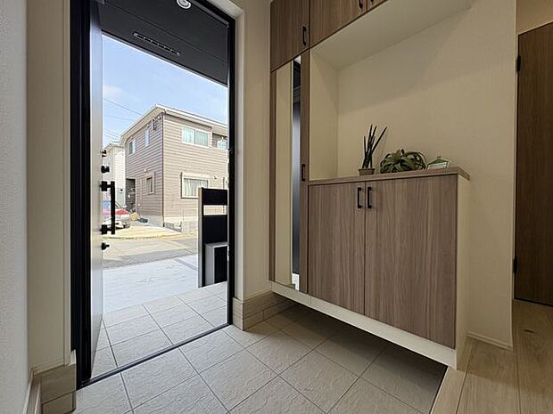 すっきりとした玄関