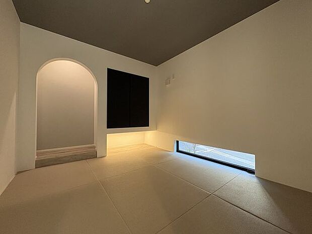 北欧風に仕上げた和室。