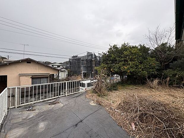 2階レベルの眺望(8月下旬頃完成予定)