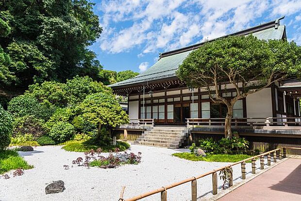 報国寺 徒歩15分。 1160m