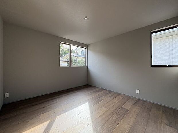 統一感のある室内。