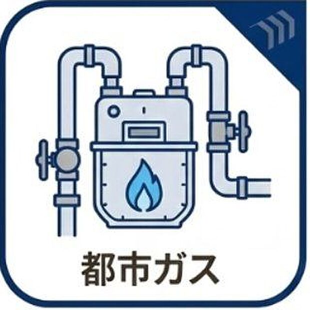 都市ガス完備