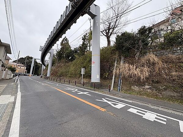 前面道路です。