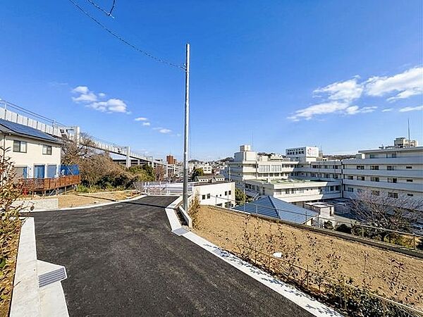 土地前面道路です。