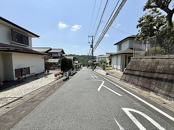 土地前面道路です。