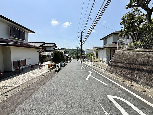 土地前面道路です。