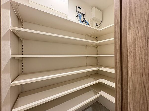 収納スペース豊富で安心です。