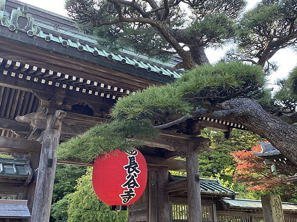 鎌倉の季節の移ろいも日常に。徒歩17分　約1400m