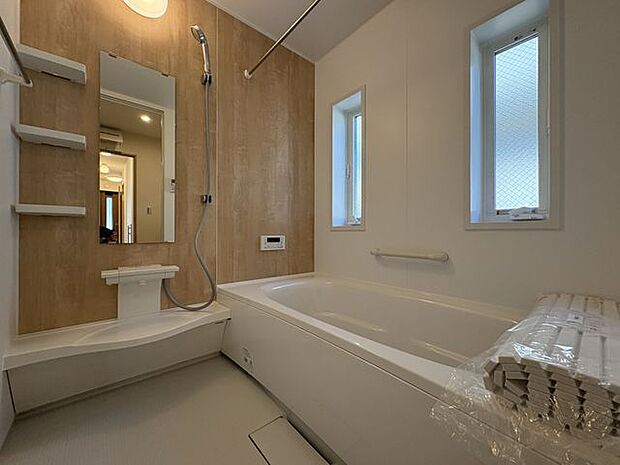 一日の疲れをゆったりと癒す、くつろぎのバスルーム