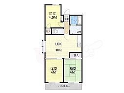 グランドール法善寺 3LDKの間取図画像