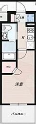 URVINGNeo平野駅前 1Kの間取図画像