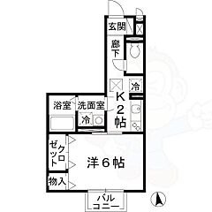物件の間取り