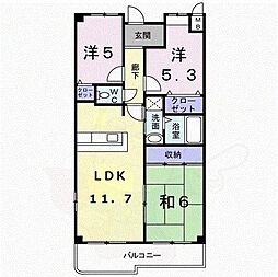 プリマベーラ・ブリッサ 3DKの間取図画像