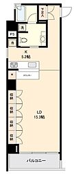 スクエア名駅南 1DKの間取図画像