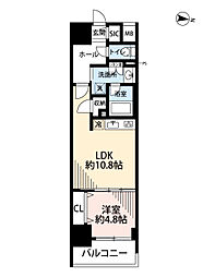 プレサンスロジェ栄三丁目 1LDKの間取図画像
