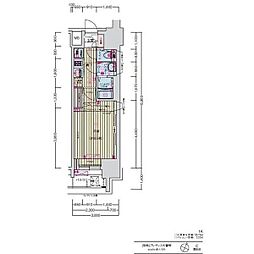 プレサンス大曽根駅前ファースト 1Kの間取図画像