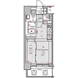 ソルメイクス浄心天神山 1LDKの間取図画像