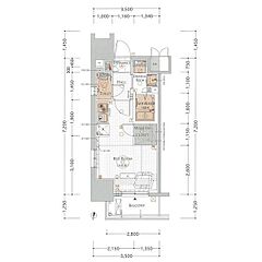 物件の間取り