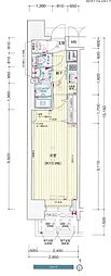 プレサンス丸の内リラティ 1Kの間取図画像