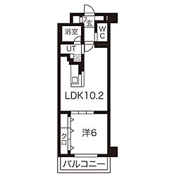 Stanza神村 1LDKの間取図画像