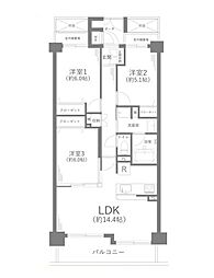 アドヴァンス鶴見アネックス 3LDKの間取図画像