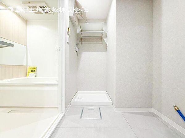 【洗面・脱衣所】普段は人目につかないスペースにもこだわりを。つくり手の気持ちを『心』がつたわります。