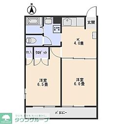 フェアリー 2Kの間取図画像