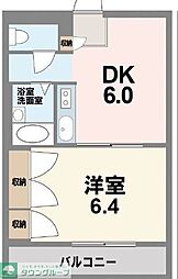 レオパレスフェニックス1 1LDKの間取図画像