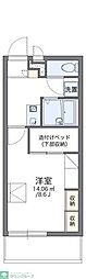 レオパレスHome100 1Kの間取図画像